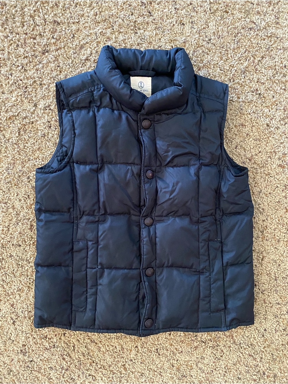 Lands' End Kids S 4 Down Quilted Puffer Vest